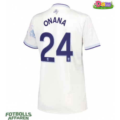 Aston Villa Amadou Onana #24 Tredje Tröja Kvinnor 2025-26 Kortärmad
